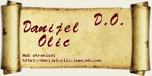 Danijel Olić vizit kartica